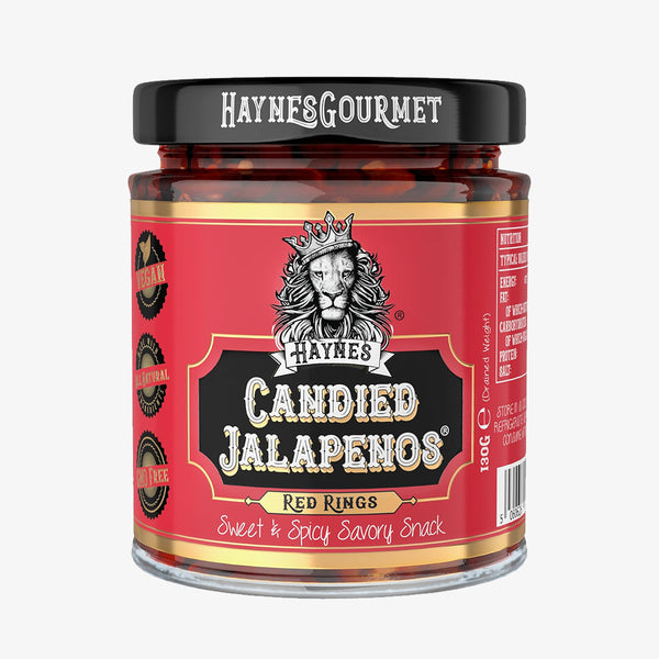 Haynes Gourmet Røde Kandiserede Jalapenos
